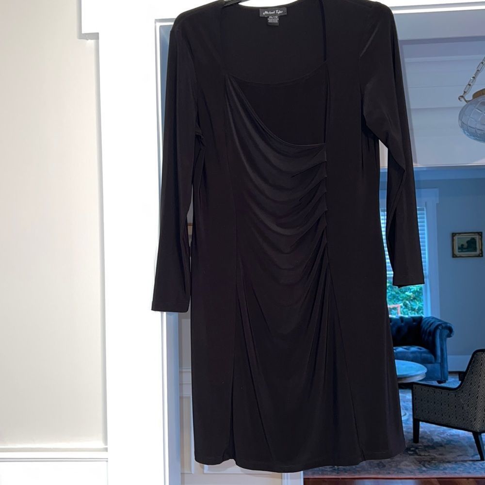 Michael Taylor Black Dress EUC XL Womens
